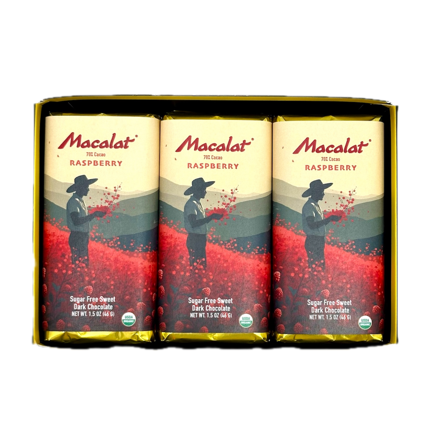 Macalat Raspberry Bar