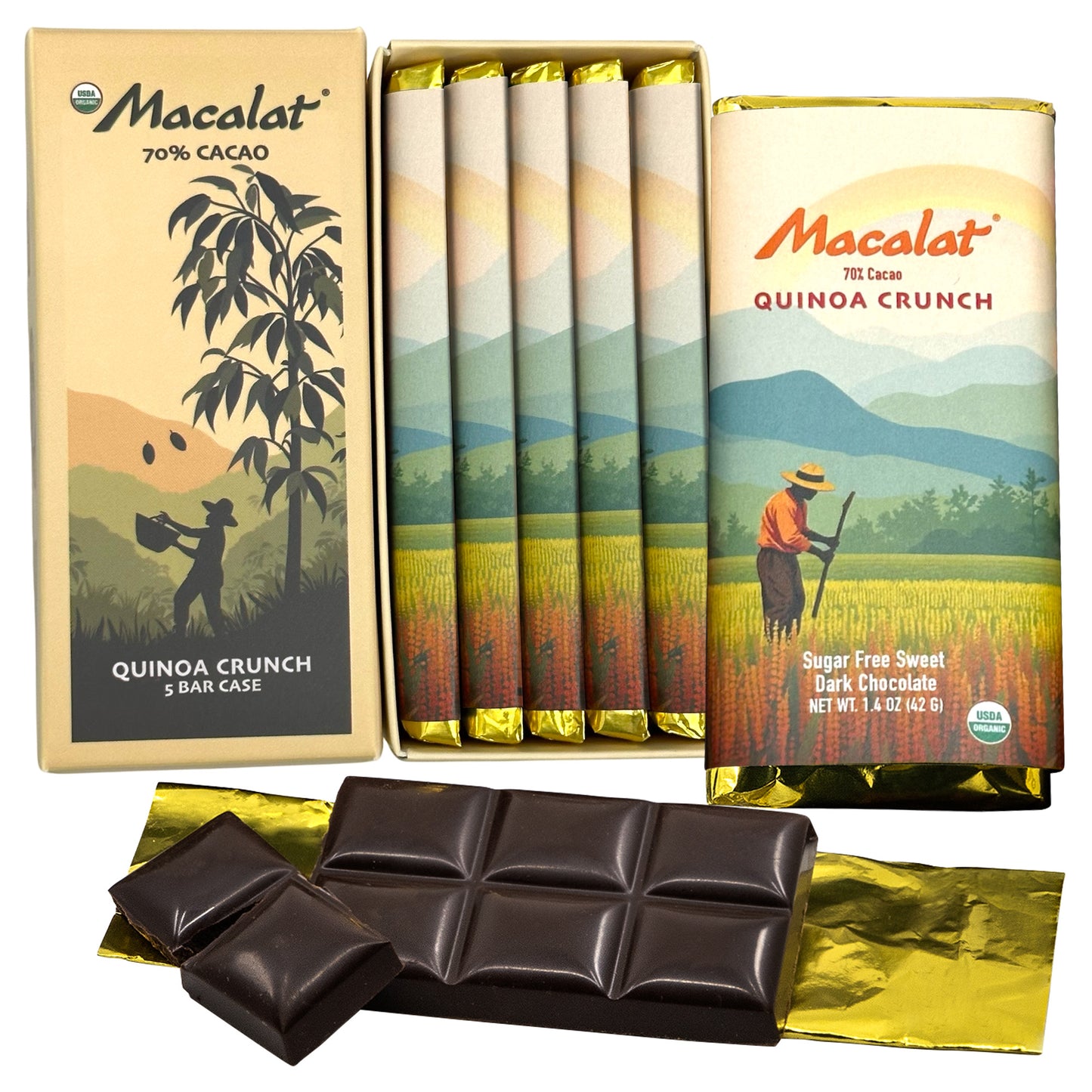 Macalat Quinoa Crunch Bar