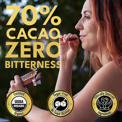 Macalat Organic Sweet Dark Chocolate Bar