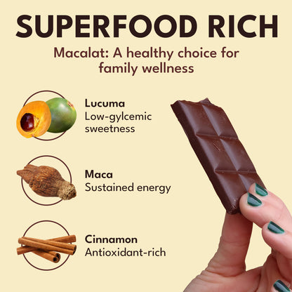 Macalat Organic Sweet Dark Chocolate Bar