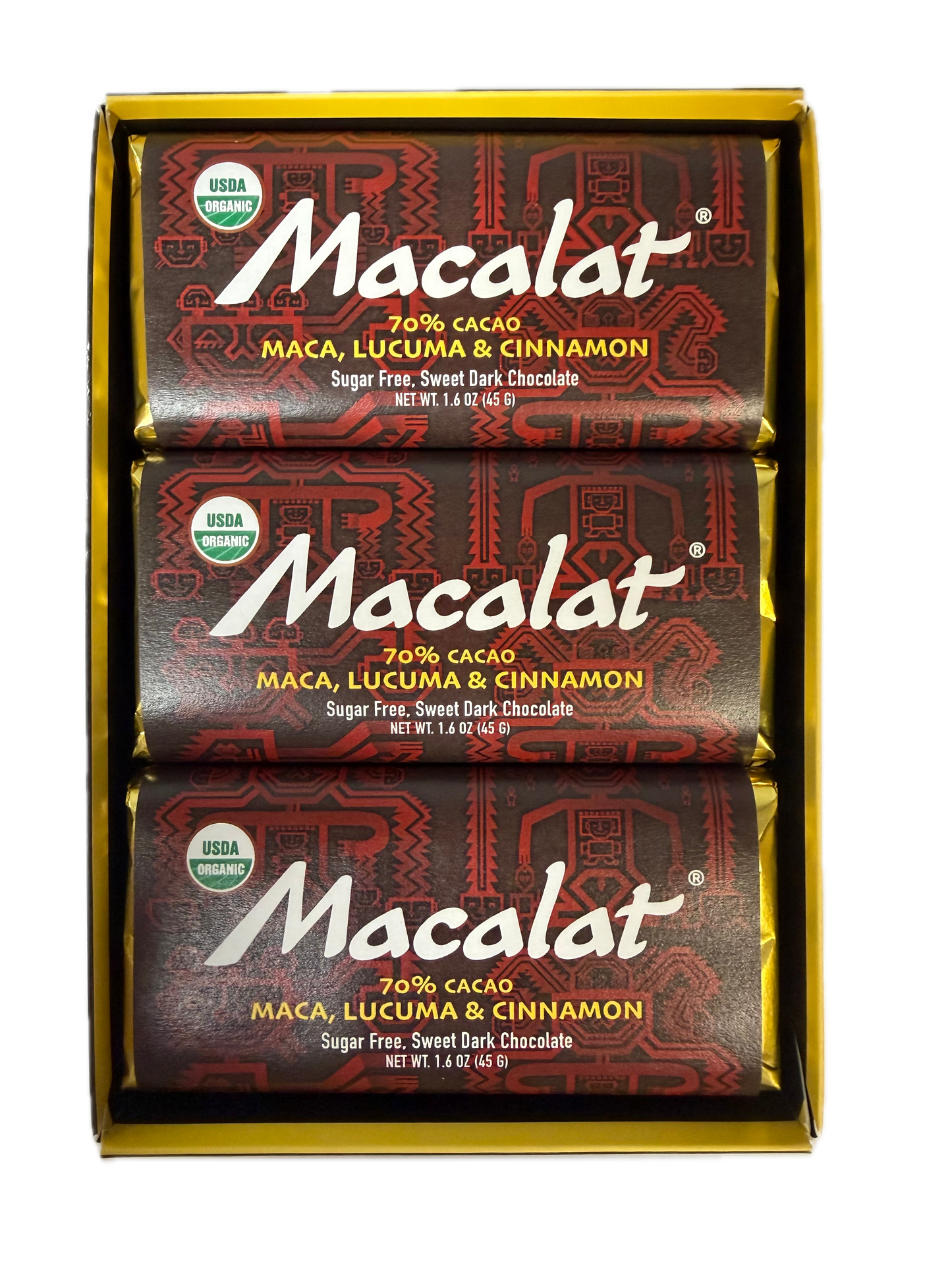 Macalat Organic Sweet Dark Chocolate Bar